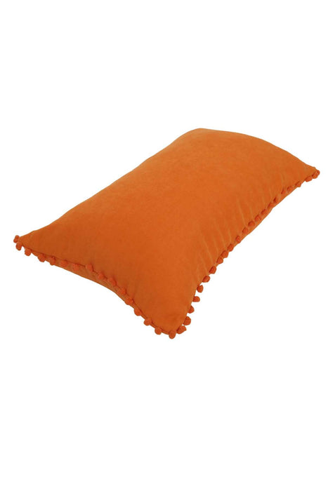Boho Rectangle Polyester Decorative Throw Pillow Covers with Pom-poms 30 x 50 cm (12 x 20 inch) Rectangle Polyester Cushion Covers,K-110