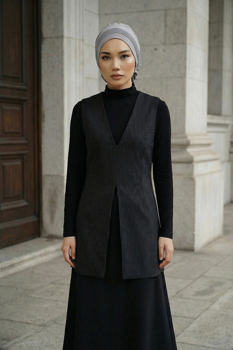 Chic Aerobin Instant Turban, Easy Wrap Breathable Head Scarf with Elegant Knot Detail, Lightweight Instant Turban For Women Headwear,HT-31A