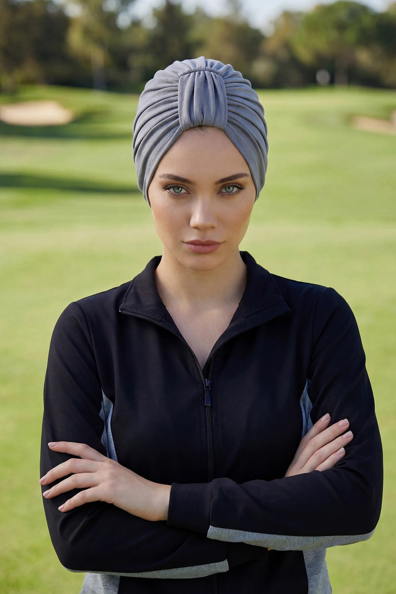 Chic Design Cotton Instant Turban Hijab for Women, Beautiful Pre-tied Turban Bonnet for Women, Trendy Fashionable Cancer Chemo Headwear,B-68