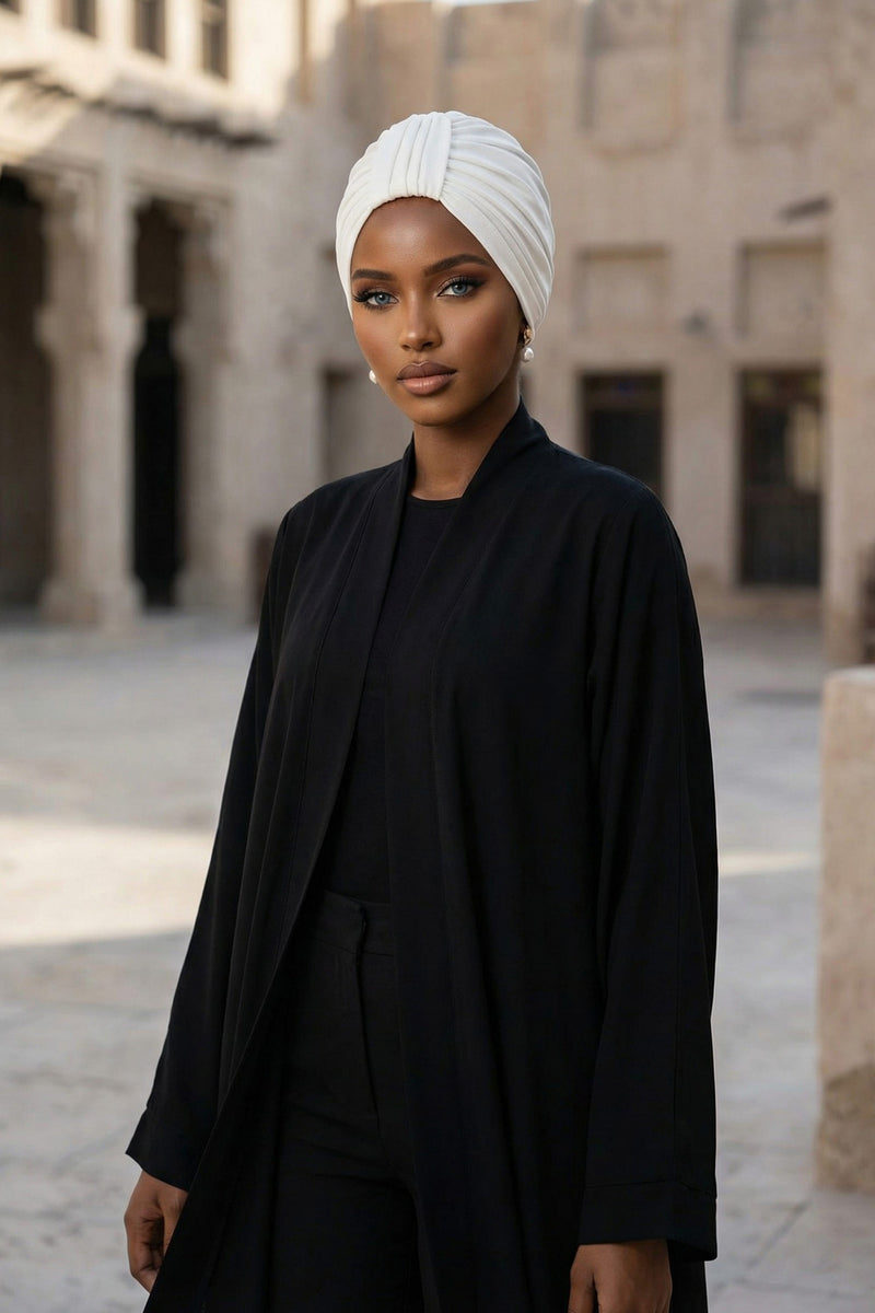 Chic Design Cotton Instant Turban Hijab for Women, Beautiful Pre-tied Turban Bonnet for Women, Trendy Fashionable Cancer Chemo Headwear,B-68