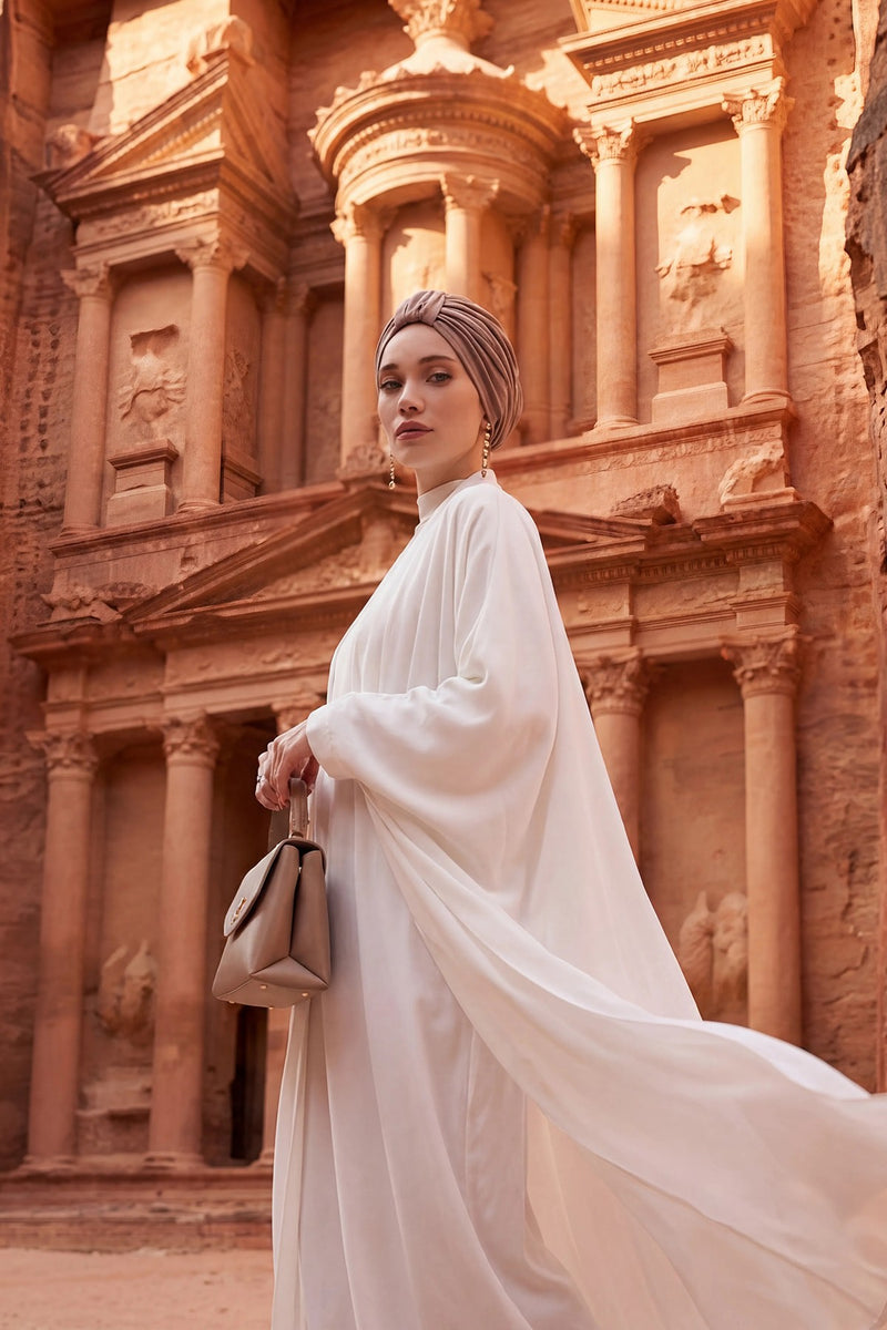 حجاب عمامة قطني بتصميم أنيق للنساء، غطاء رأس عمامة جميل مربوط مسبقًا للنساء، غطاء رأس عصري وعصري للعلاج الكيميائي للسرطان، B-68