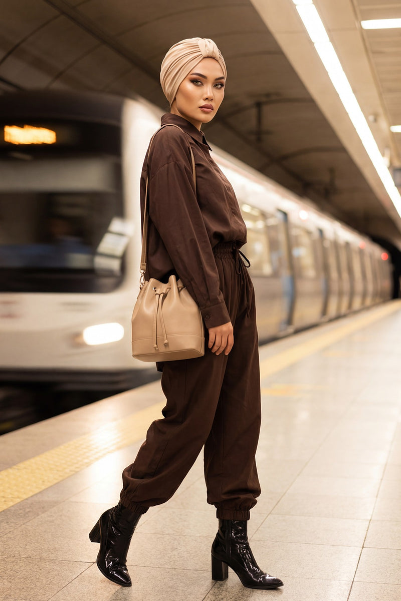 حجاب عمامة قطني بتصميم أنيق للنساء، غطاء رأس عمامة جميل مربوط مسبقًا للنساء، غطاء رأس عصري وعصري للعلاج الكيميائي للسرطان، B-68