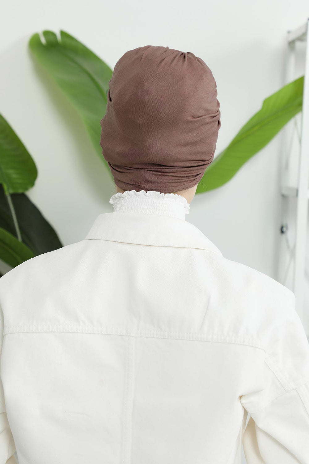 Chic Design Cotton Instant Turban Hijab for Women, Beautiful Pre-tied Turban Bonnet for Women, Trendy Fashionable Cancer Chemo Headwear,B-68
