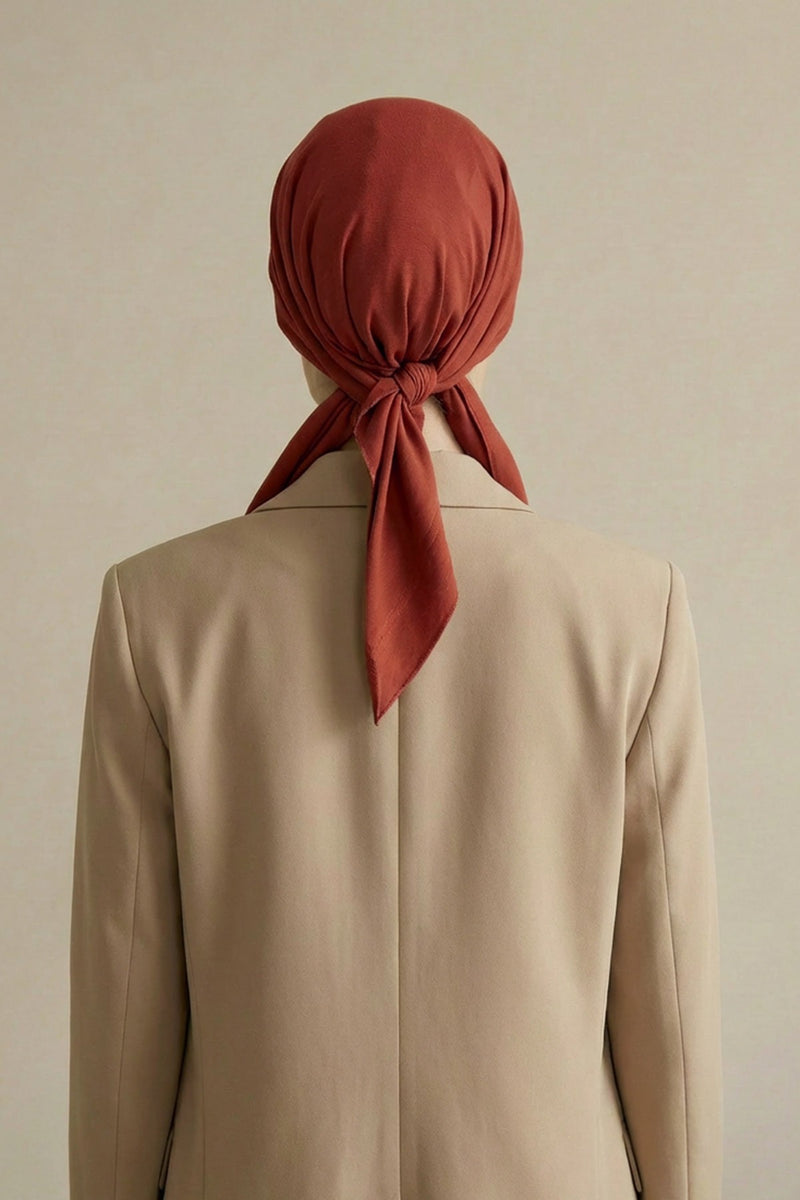 Chic Easy Wrap Hijab Cover for Women, Trendy Hijab for Stylish Look, Soft Comfortable Turban Head Covering, Chic Single Color Headscarf,B-45