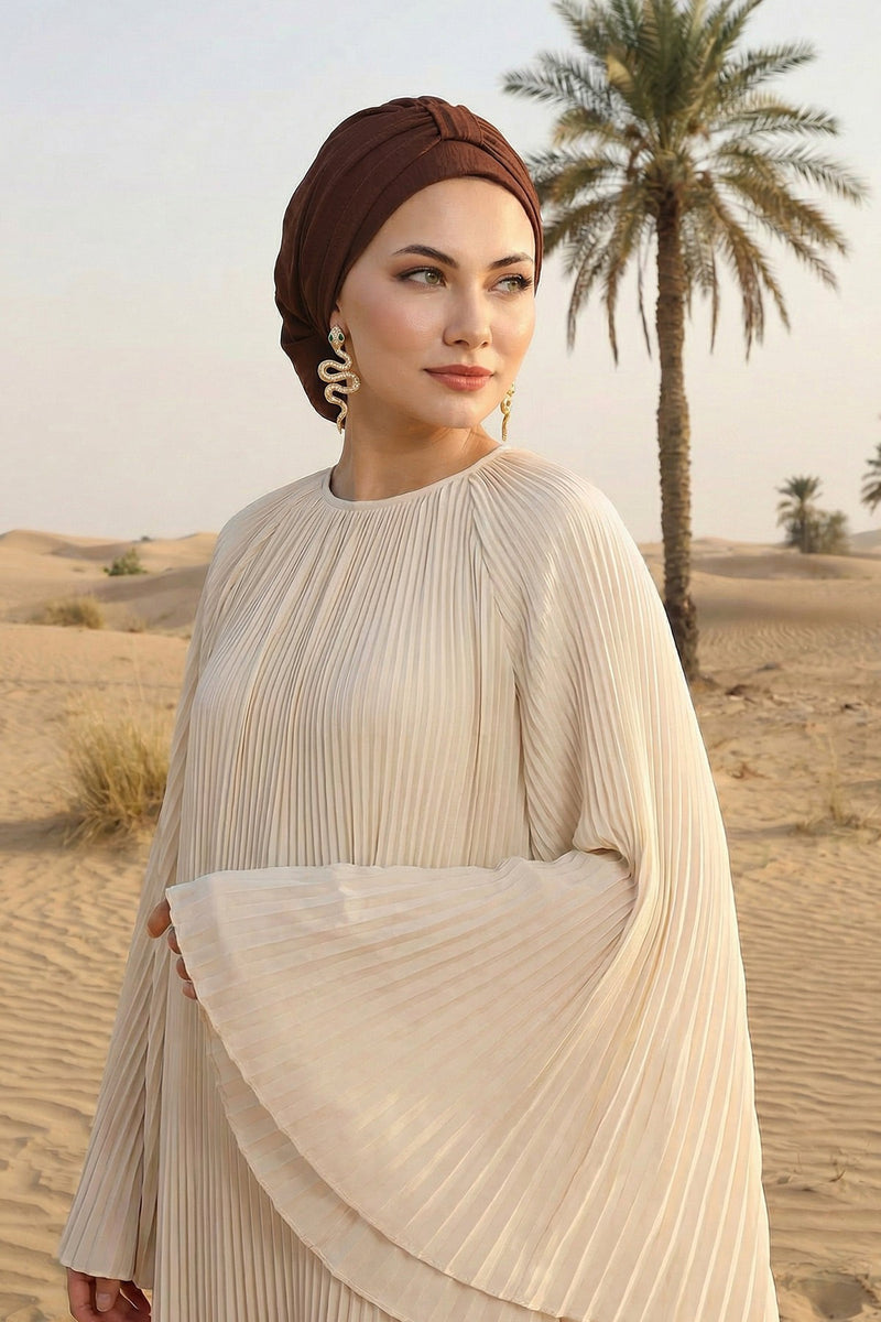 Instant-Turban, leichter Aerobin-Schal, Kopf-Turbane für Frauen, Kopfbedeckung, stilvolles, elegantes Design, HT-90