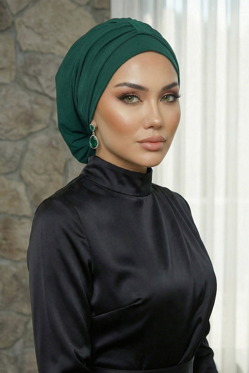 Instant-Turban, leichter Aerobin-Schal, Kopf-Turbane für Frauen, Kopfbedeckung, stilvolles, elegantes Design, HT-90