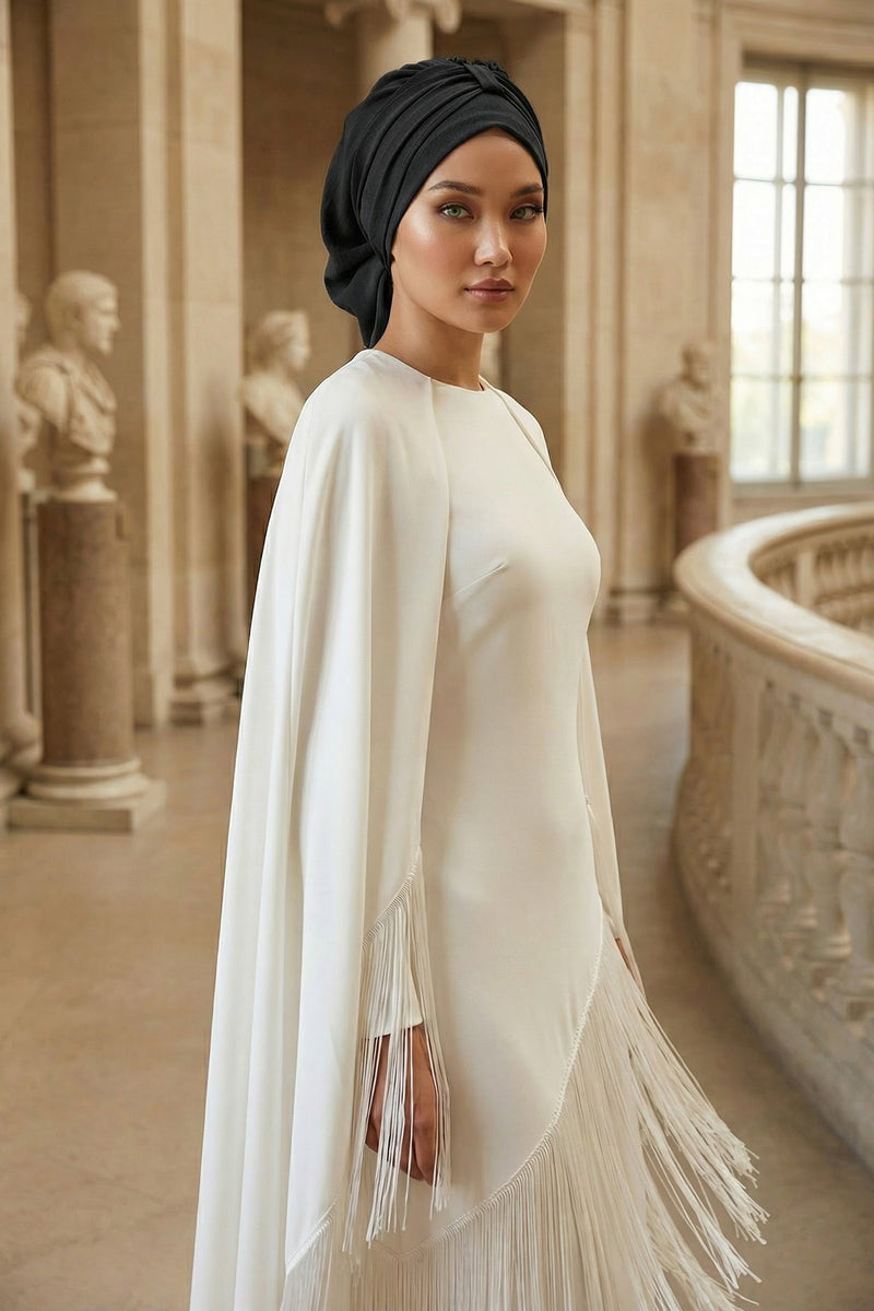 Instant-Turban, leichter Aerobin-Schal, Kopf-Turbane für Frauen, Kopfbedeckung, stilvolles, elegantes Design, HT-90