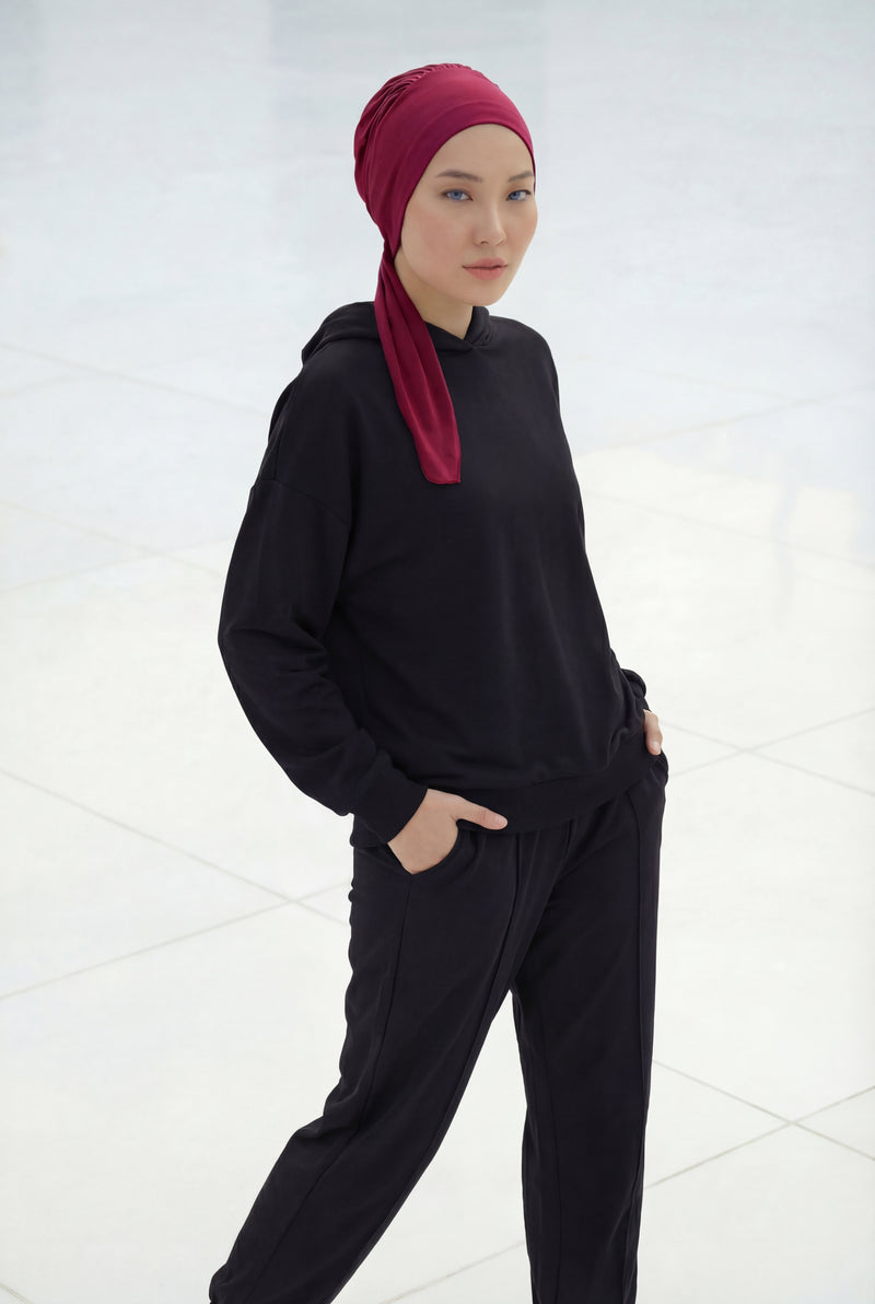 Chic Instant Turban Headscarf, Ready to Wear Instant Hijab, Easy Wrap & Trendy Turban Hijab Design, Stylish Chemo Cancer Cap for Women,B-49