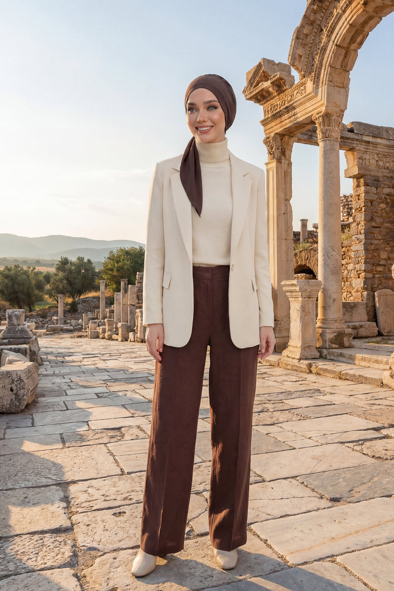 Chic Instant Turban Headscarf, Ready to Wear Instant Hijab, Easy Wrap & Trendy Turban Hijab Design, Stylish Chemo Cancer Cap for Women,B-49