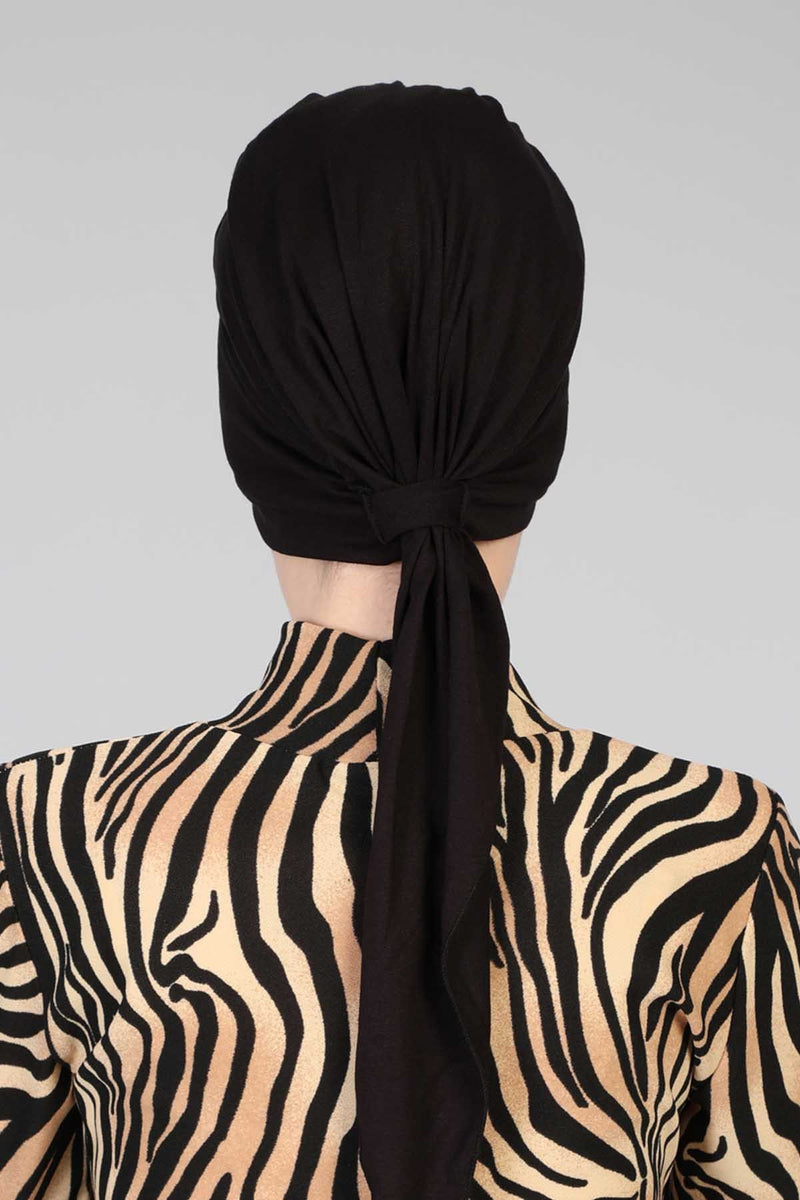 Chic Instant Turban Headscarf, Ready to Wear Instant Hijab, Easy Wrap & Trendy Turban Hijab Design, Stylish Chemo Cancer Cap for Women,B-49