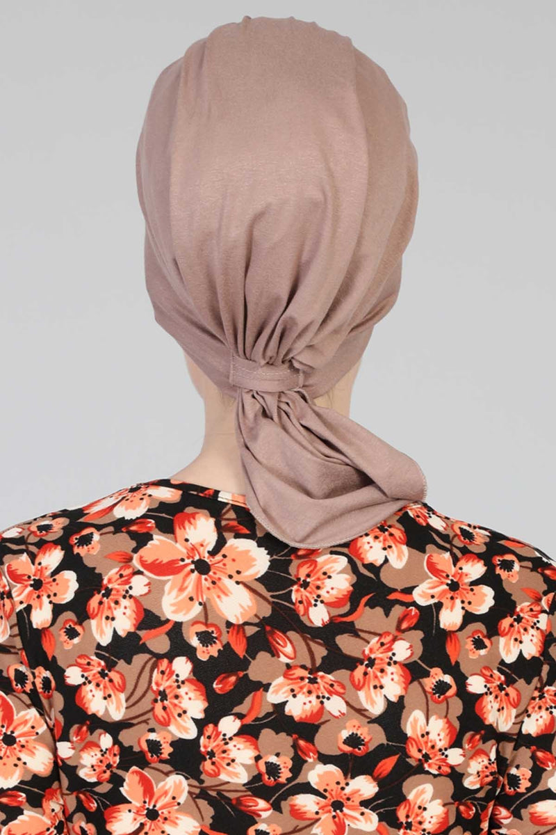 Chic Instant Turban Headscarf, Ready to Wear Instant Hijab, Easy Wrap & Trendy Turban Hijab Design, Stylish Chemo Cancer Cap for Women,B-49