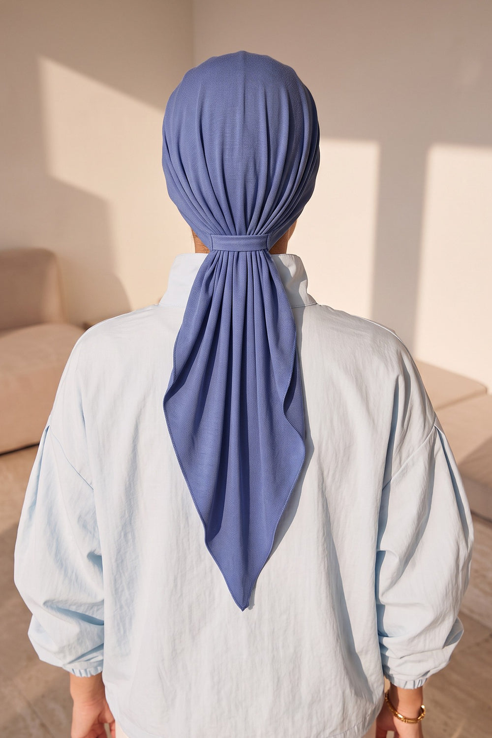 Chic Instant Turban Headscarf, Ready to Wear Instant Hijab, Easy Wrap & Trendy Turban Hijab Design, Stylish Chemo Cancer Cap for Women,B-49