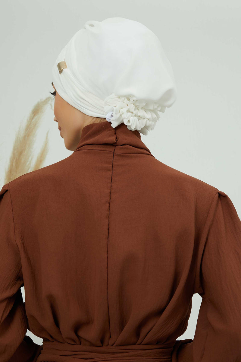 Instant-Turban, Chiffon-Schal, Kopf-Turbane mit einzigartigen Accessoires für Frauen, Kopfbedeckung, stilvolles, elegantes Design, HT-95S