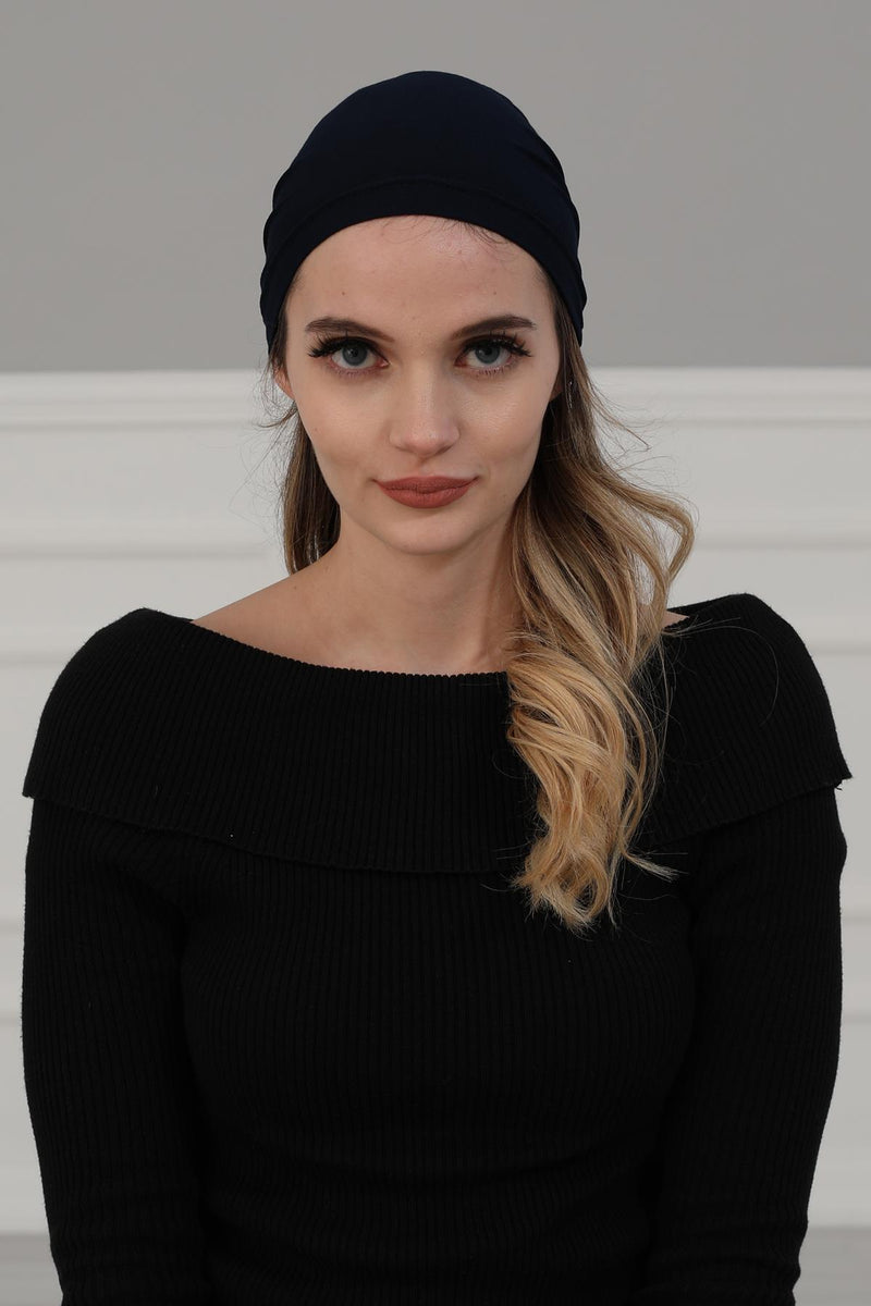 Cotton Chemo Headwear Headwrap Scarf Chemo Caps Gifts Elastic Adjustable Bandana Skull Cap,B-48