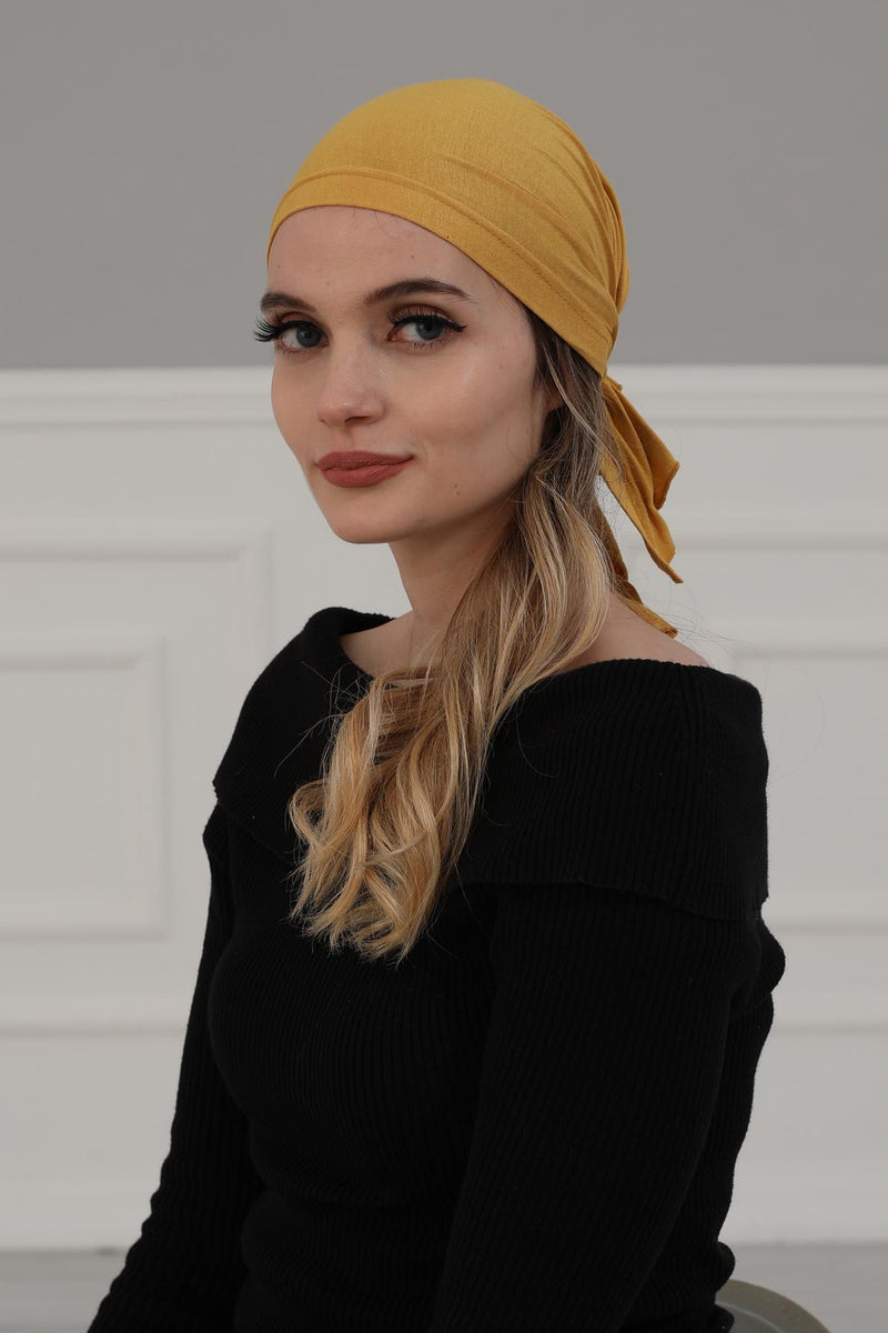 Cotton Chemo Headwear Headwrap Scarf Chemo Caps Gifts Elastic Adjustable Bandana Skull Cap,B-48