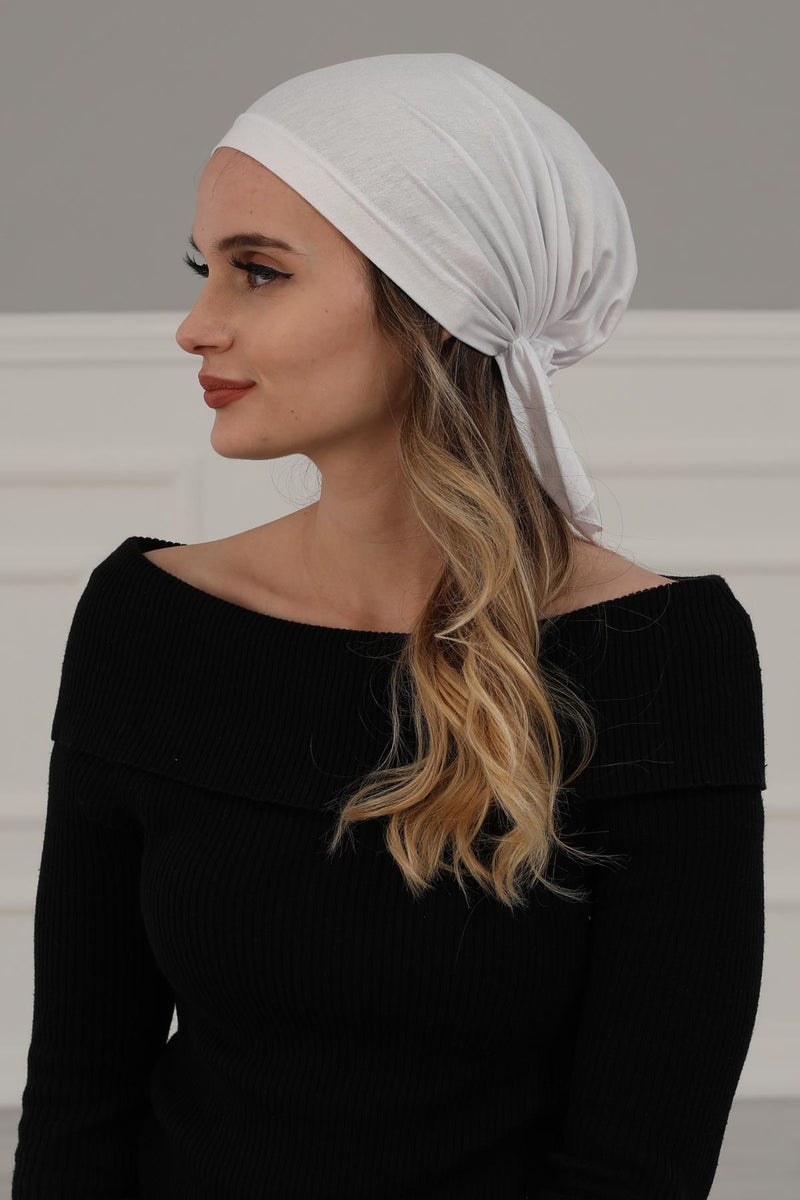 Cotton Chemo Headwear Headwrap Scarf Chemo Caps Gifts Elastic Adjustable Bandana Skull Cap,B-48