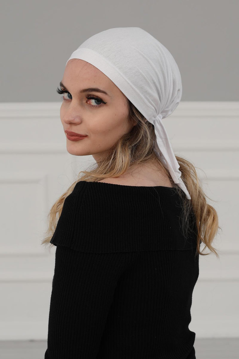 Cotton Chemo Headwear Headwrap Scarf Chemo Caps Gifts Elastic Adjustable Bandana Skull Cap,B-48