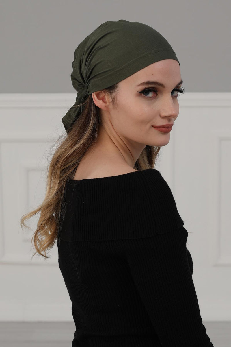 Cotton Chemo Headwear Headwrap Scarf Chemo Caps Gifts Elastic Adjustable Bandana Skull Cap,B-48