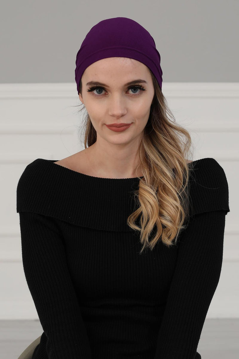 Cotton Chemo Headwear Headwrap Scarf Chemo Caps Gifts Elastic Adjustable Bandana Skull Cap,B-48