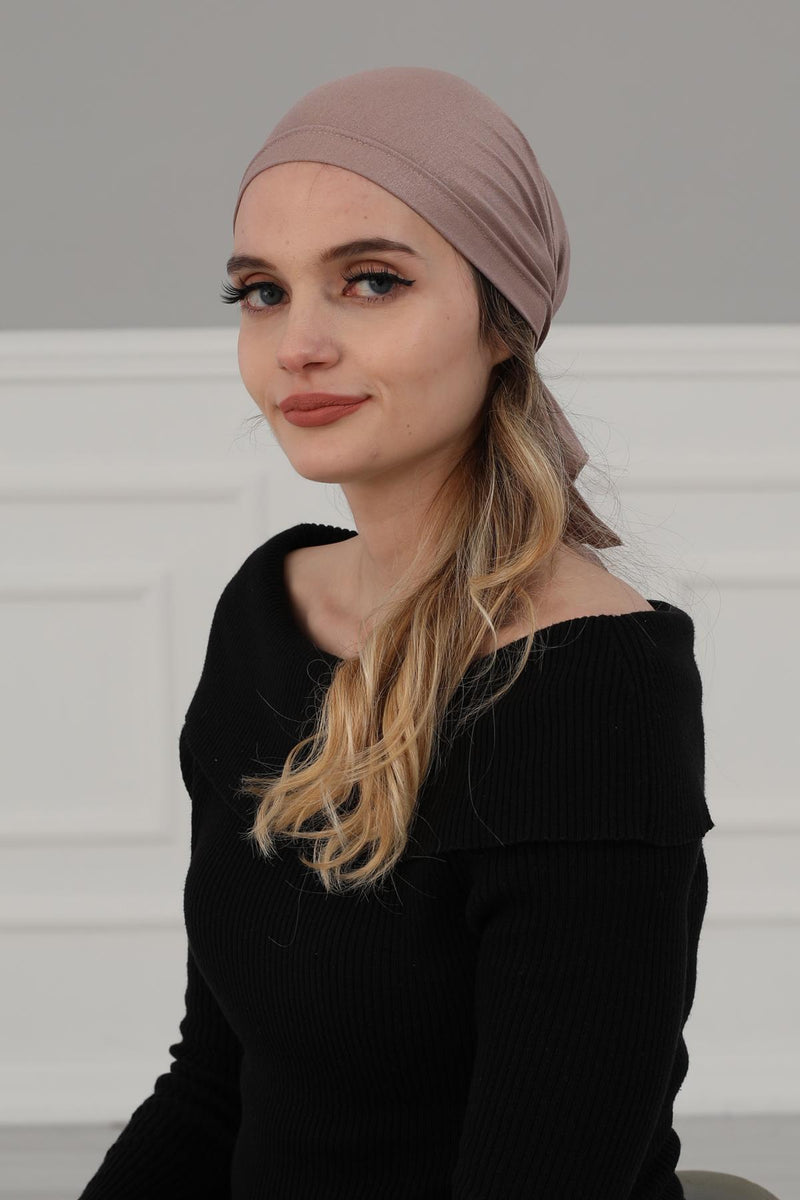 Cotton Chemo Headwear Headwrap Scarf Chemo Caps Gifts Elastic Adjustable Bandana Skull Cap,B-48