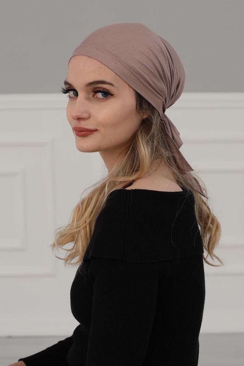 Cotton Chemo Headwear Headwrap Scarf Chemo Caps Gifts Elastic Adjustable Bandana Skull Cap,B-48