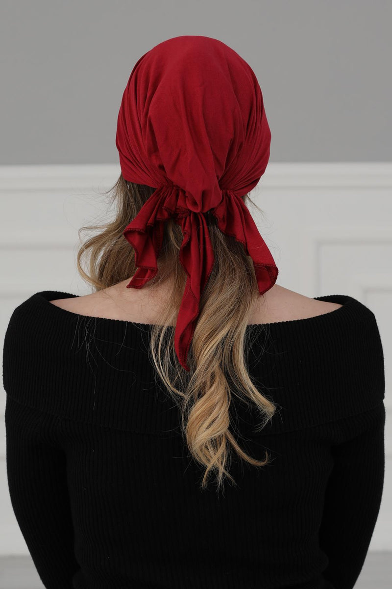 Cotton Chemo Headwear Headwrap Scarf Chemo Caps Gifts Elastic Adjustable Bandana Skull Cap,B-48