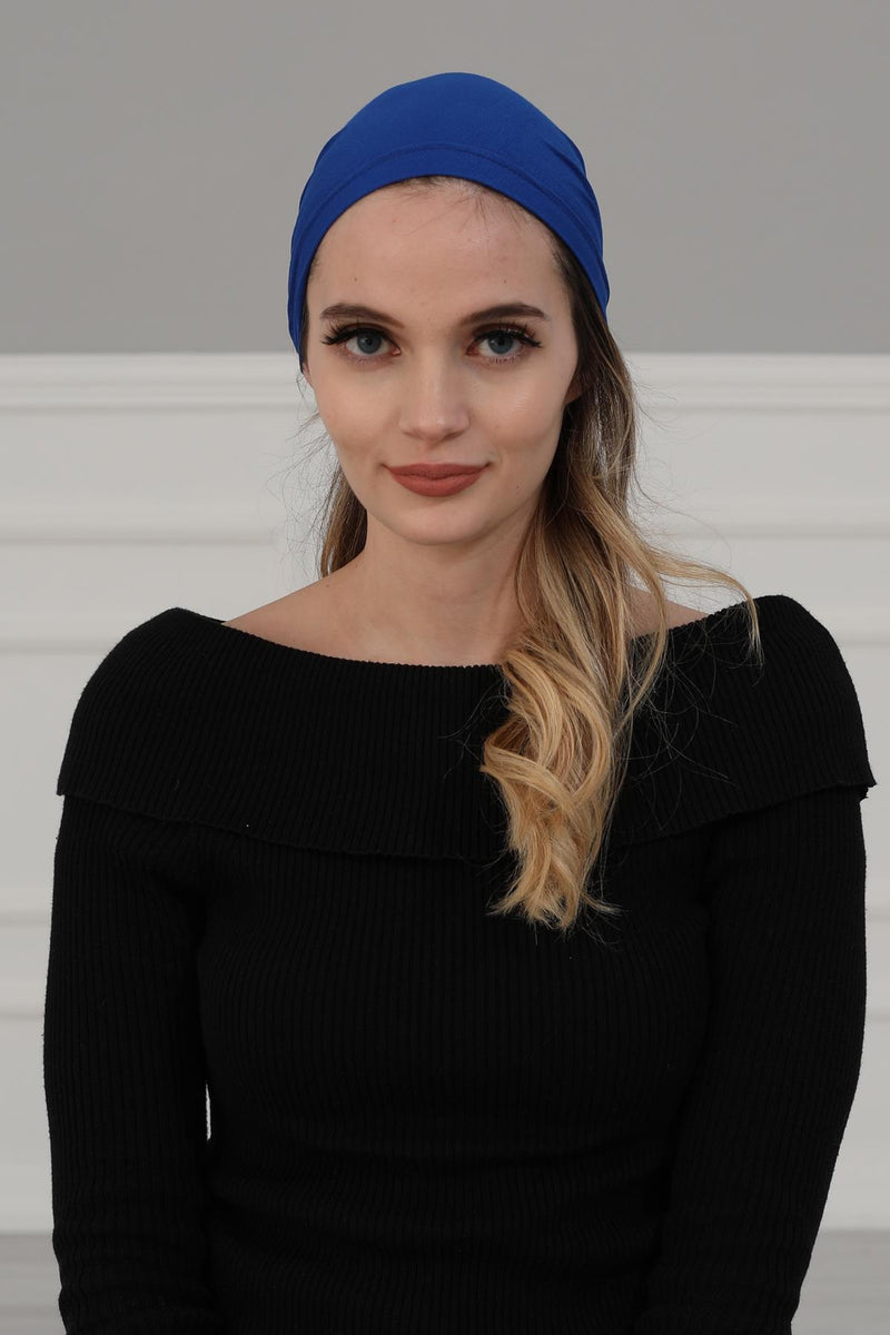Cotton Chemo Headwear Headwrap Scarf Chemo Caps Gifts Elastic Adjustable Bandana Skull Cap,B-48