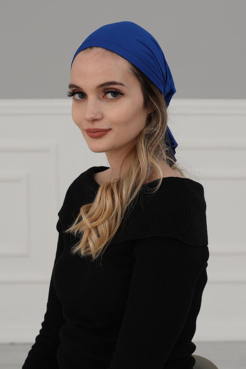 Cotton Chemo Headwear Headwrap Scarf Chemo Caps Gifts Elastic Adjustable Bandana Skull Cap,B-48