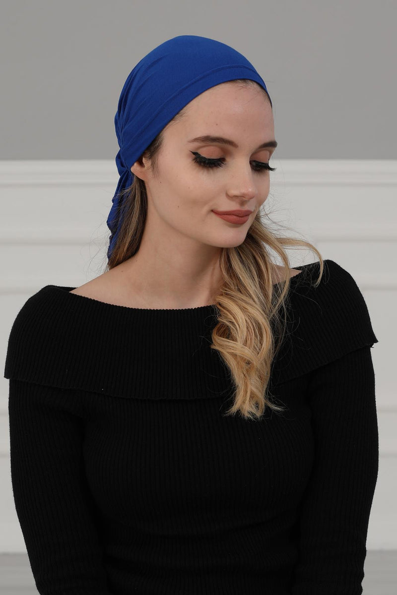 Cotton Chemo Headwear Headwrap Scarf Chemo Caps Gifts Elastic Adjustable Bandana Skull Cap,B-48
