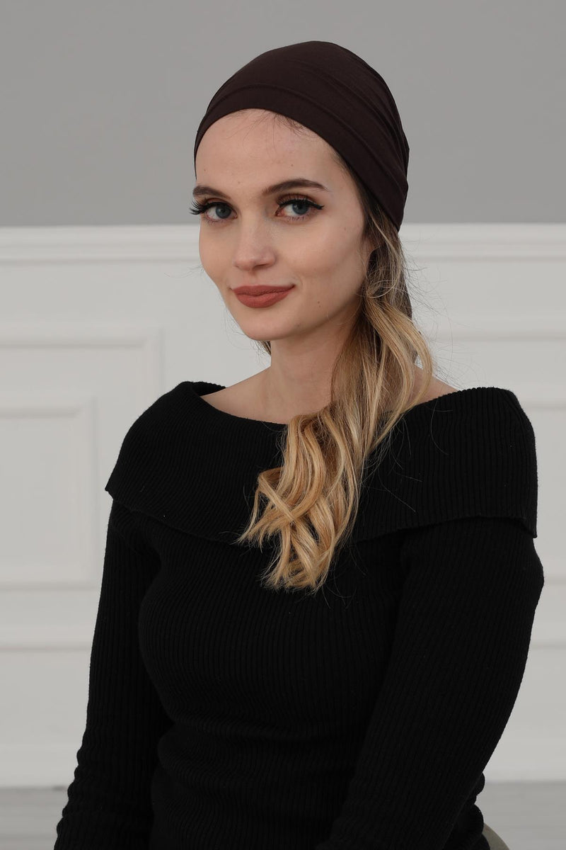 Cotton Chemo Headwear Headwrap Scarf Chemo Caps Gifts Elastic Adjustable Bandana Skull Cap,B-48