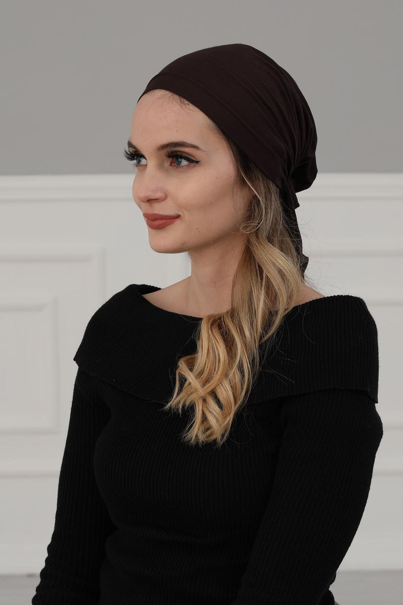 Cotton Chemo Headwear Headwrap Scarf Chemo Caps Gifts Elastic Adjustable Bandana Skull Cap,B-48