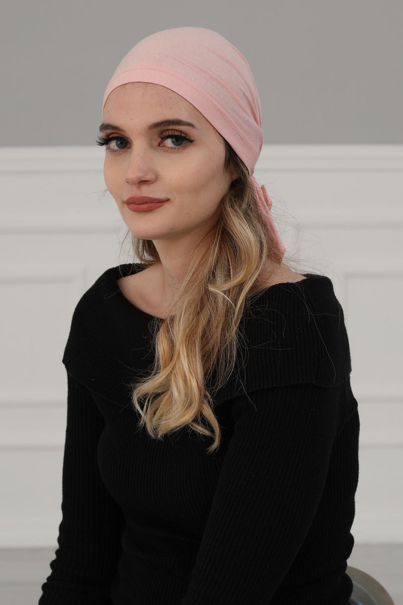 Cotton Chemo Headwear Headwrap Scarf Chemo Caps Gifts Elastic Adjustable Bandana Skull Cap,B-48