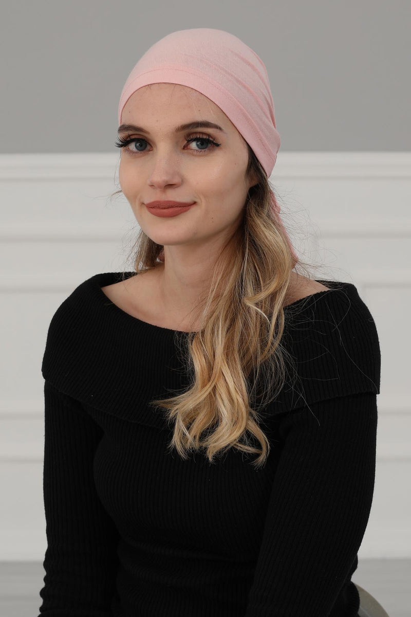 Cotton Chemo Headwear Headwrap Scarf Chemo Caps Gifts Elastic Adjustable Bandana Skull Cap,B-48