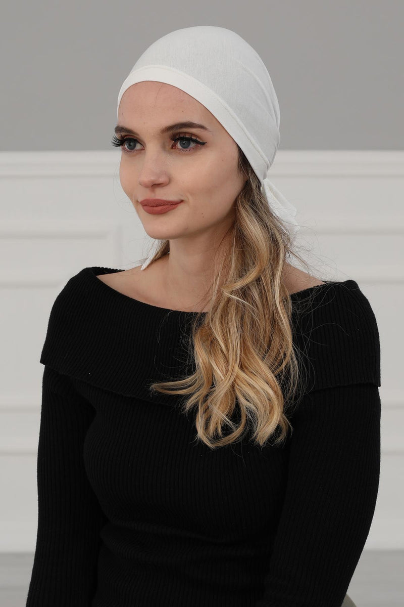 Cotton Chemo Headwear Headwrap Scarf Chemo Caps Gifts Elastic Adjustable Bandana Skull Cap,B-48