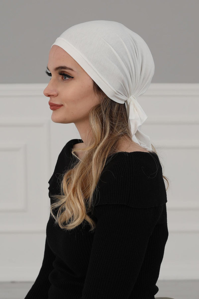 Cotton Chemo Headwear Headwrap Scarf Chemo Caps Gifts Elastic Adjustable Bandana Skull Cap,B-48