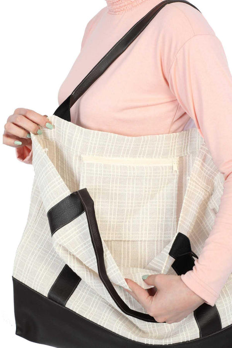 Denim Linen Textured Hand Shoulder Bag for Women Tote Bag Casual Daily Bag Large Capacity,C-3