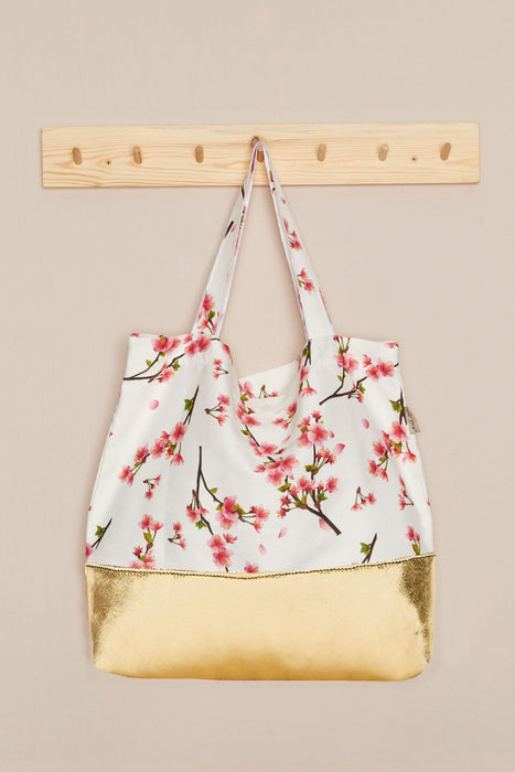 Denim Polyester Hand Shoulder Bag for Women Tote Bag Casual Daily Bag Patterned Fabric Large Capacity,C-1S