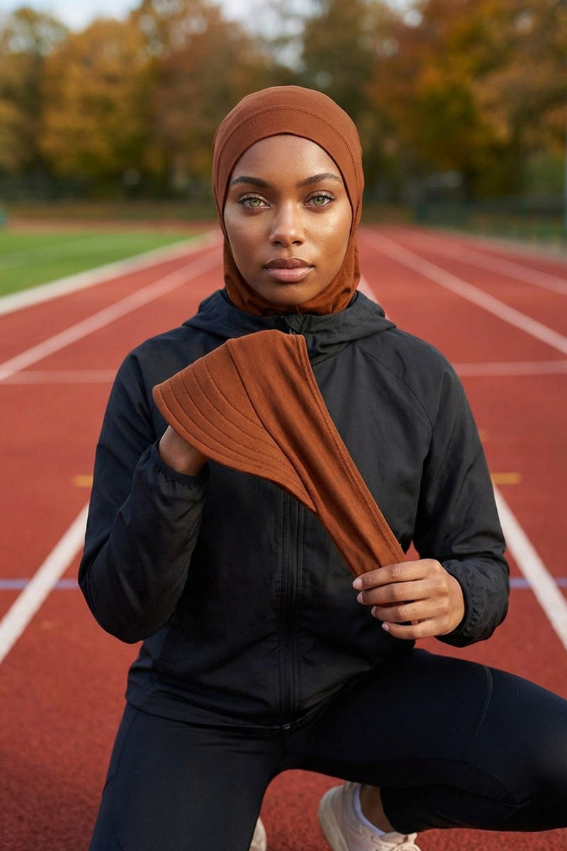 Detachable Visor Cotton Turban for Women Strech Head Wrap Combed Cotton Stylish One-Size Cap,B-82