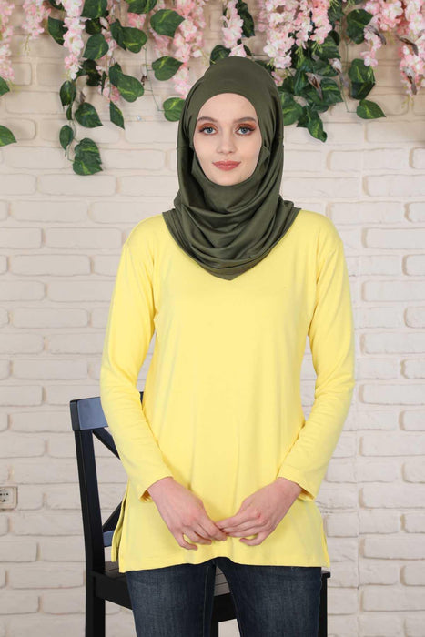 Easy to Wear Instant Turban Scarf for Women, Plain Color Turban Hijab Headwrap for Daily Use, Comfortable Modest Fashion Hijab Design,B-33