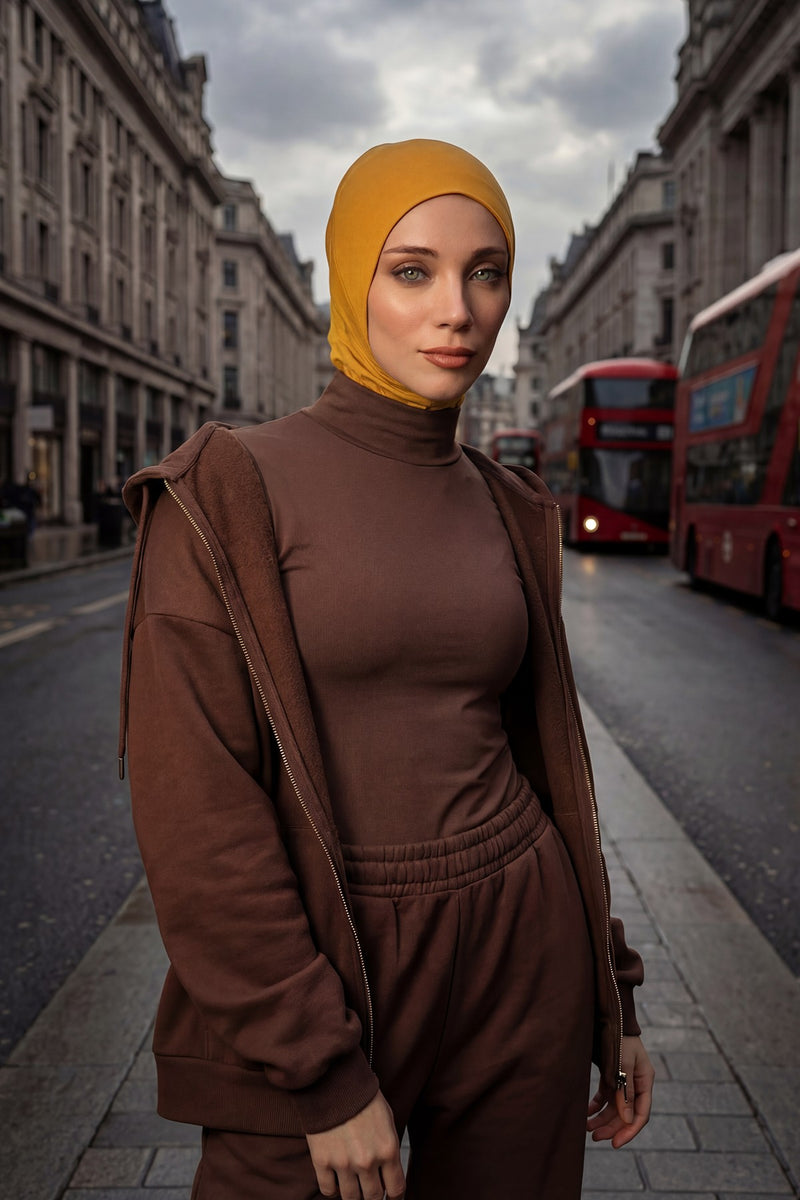 Easy Wear Instant Turban Bonnet for Women, Practical Inner Turban Cap, Quick Wear Instant Hijab Bonnet, Ready Hijab Head Wrap Under Cap,TB-5