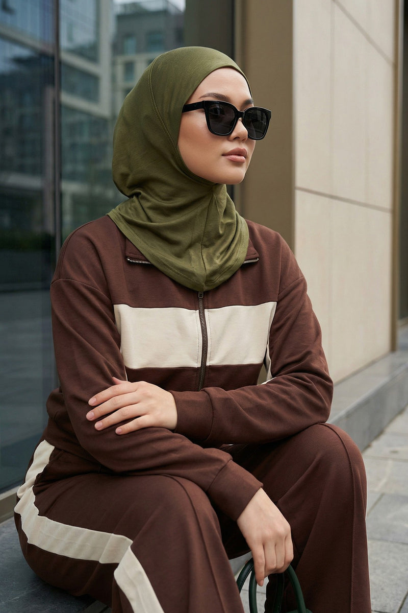 غطاء رأس حجاب سهل الارتداء للنساء، غطاء عمامة داخلي عملي، غطاء رأس حجاب سريع الارتداء، غطاء رأس جاهز للحجاب تحت القبعة، TB-5