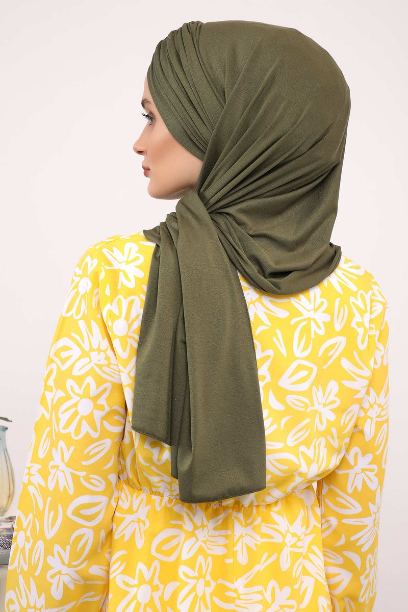 Effortless Instant Cotton Shawl for Women, Instant Cotton Lightweight Hijab Headscarf, Comfortable and Large Women Hijab Shawl,CPS-44