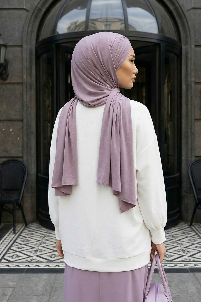 Effortless Instant Cotton Shawl for Women, Instant Cotton Lightweight Hijab Headscarf, Comfortable and Large Women Hijab Shawl,CPS-44