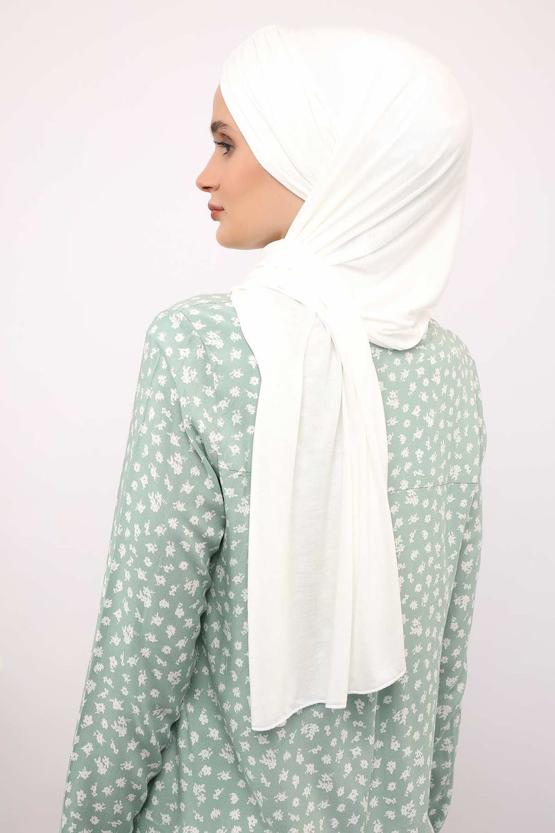 Effortless Instant Cotton Shawl for Women, Instant Cotton Lightweight Hijab Headscarf, Comfortable and Large Women Hijab Shawl,CPS-44