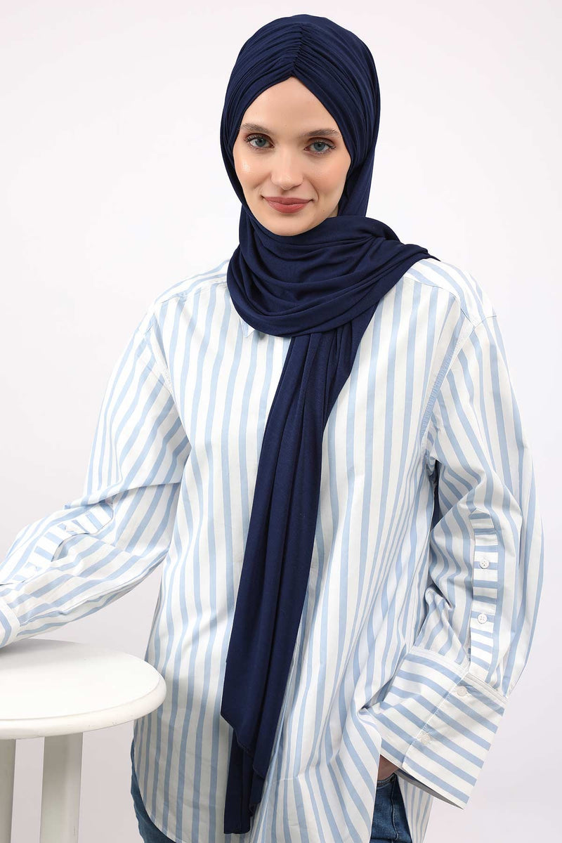 شال قطني فوري سهل الاستخدام للنساء، حجاب قطني خفيف الوزن، شال حجاب نسائي مريح وكبير، CPS-44