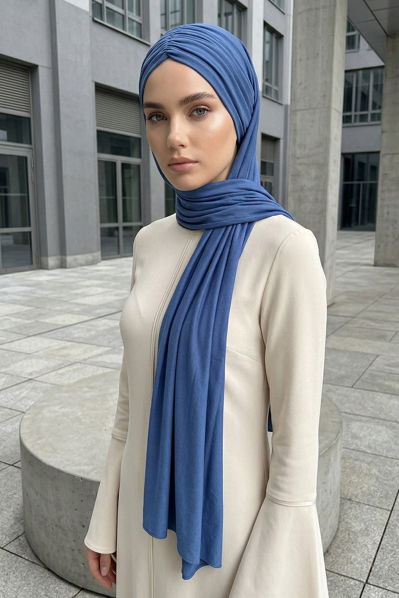 شال قطني فوري سهل الاستخدام للنساء، حجاب قطني خفيف الوزن، شال حجاب نسائي مريح وكبير، CPS-44