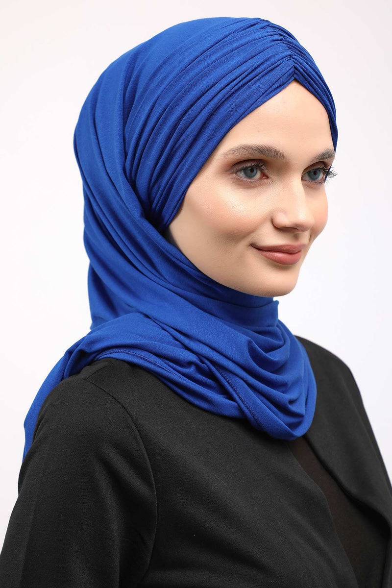 شال قطني فوري سهل الاستخدام للنساء، حجاب قطني خفيف الوزن، شال حجاب نسائي مريح وكبير، CPS-44