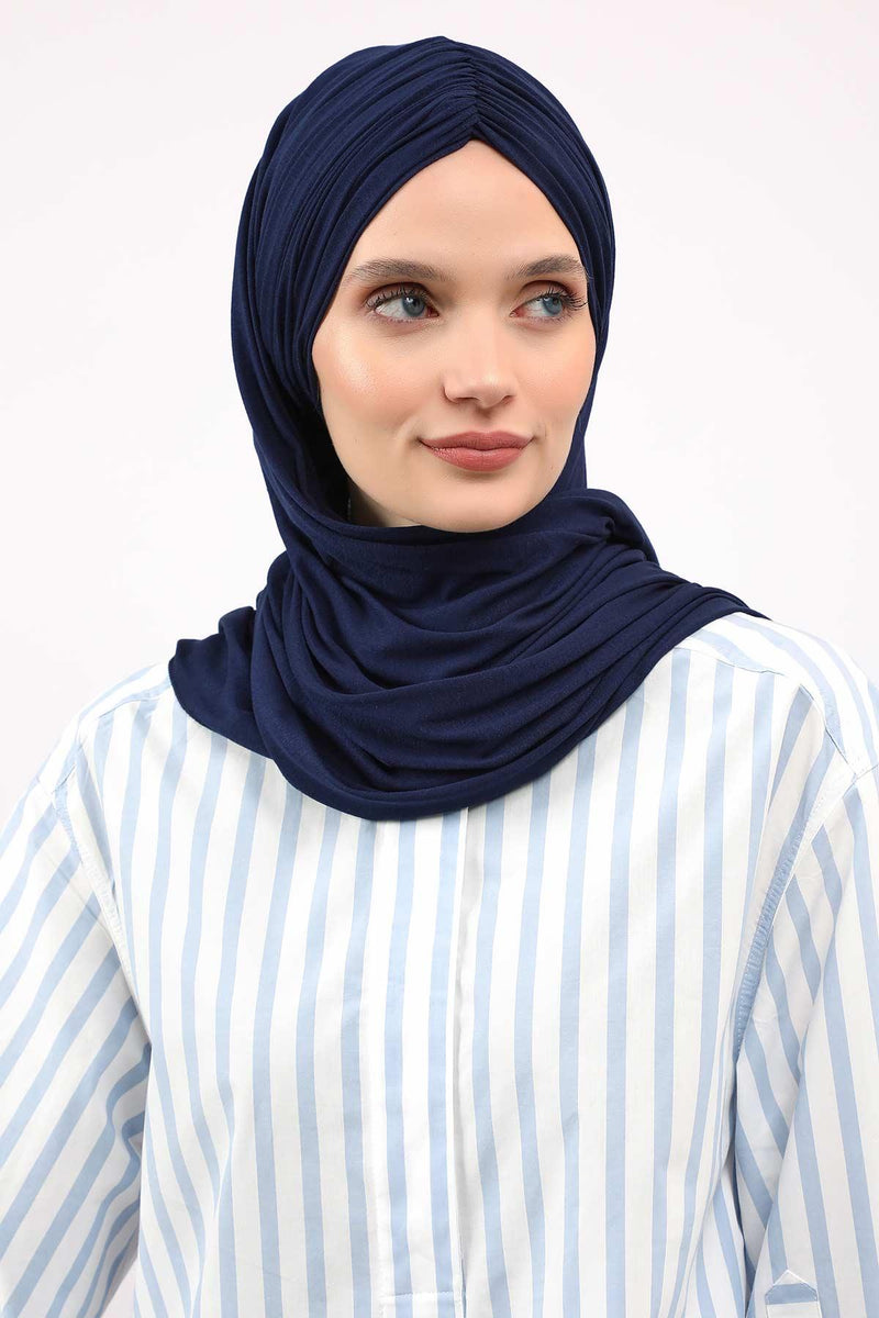 Effortless Instant Cotton Shawl for Women, Instant Cotton Lightweight Hijab Headscarf, Comfortable and Large Women Hijab Shawl,CPS-44