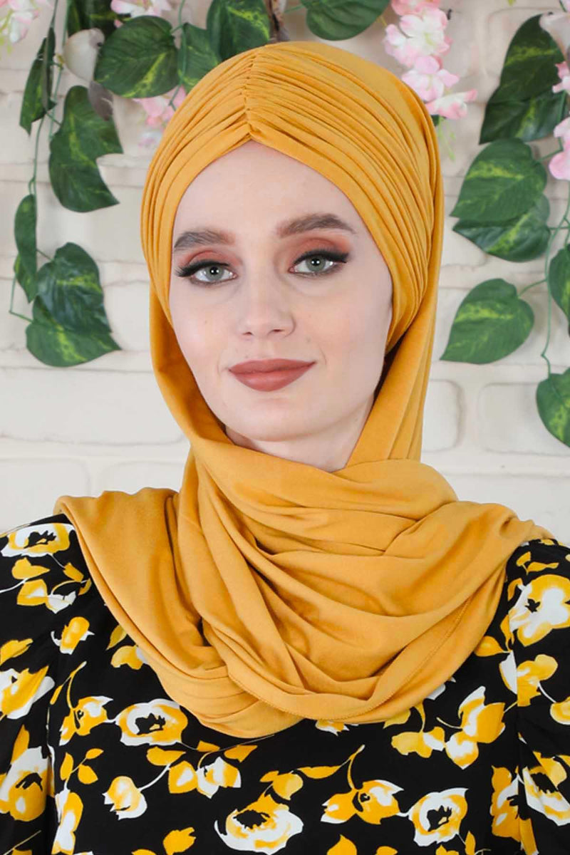 Effortless Instant Cotton Shawl for Women, Instant Cotton Lightweight Hijab Headscarf, Comfortable and Large Women Hijab Shawl,CPS-44