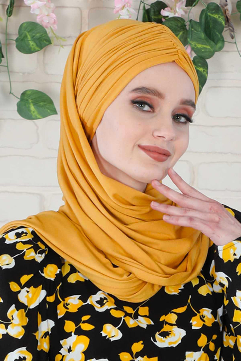 Effortless Instant Cotton Shawl for Women, Instant Cotton Lightweight Hijab Headscarf, Comfortable and Large Women Hijab Shawl,CPS-44
